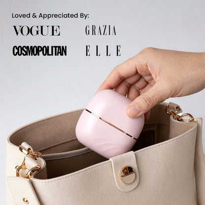 GLAM COMB Mini Hair Straightener - Portable 3-Speed Control