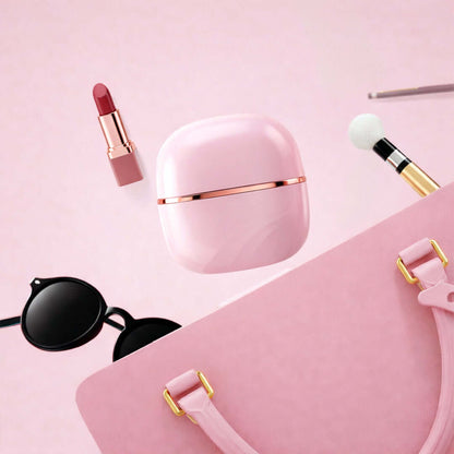 GLAM COMB Mini Hair Straightener - Portable 3-Speed Control