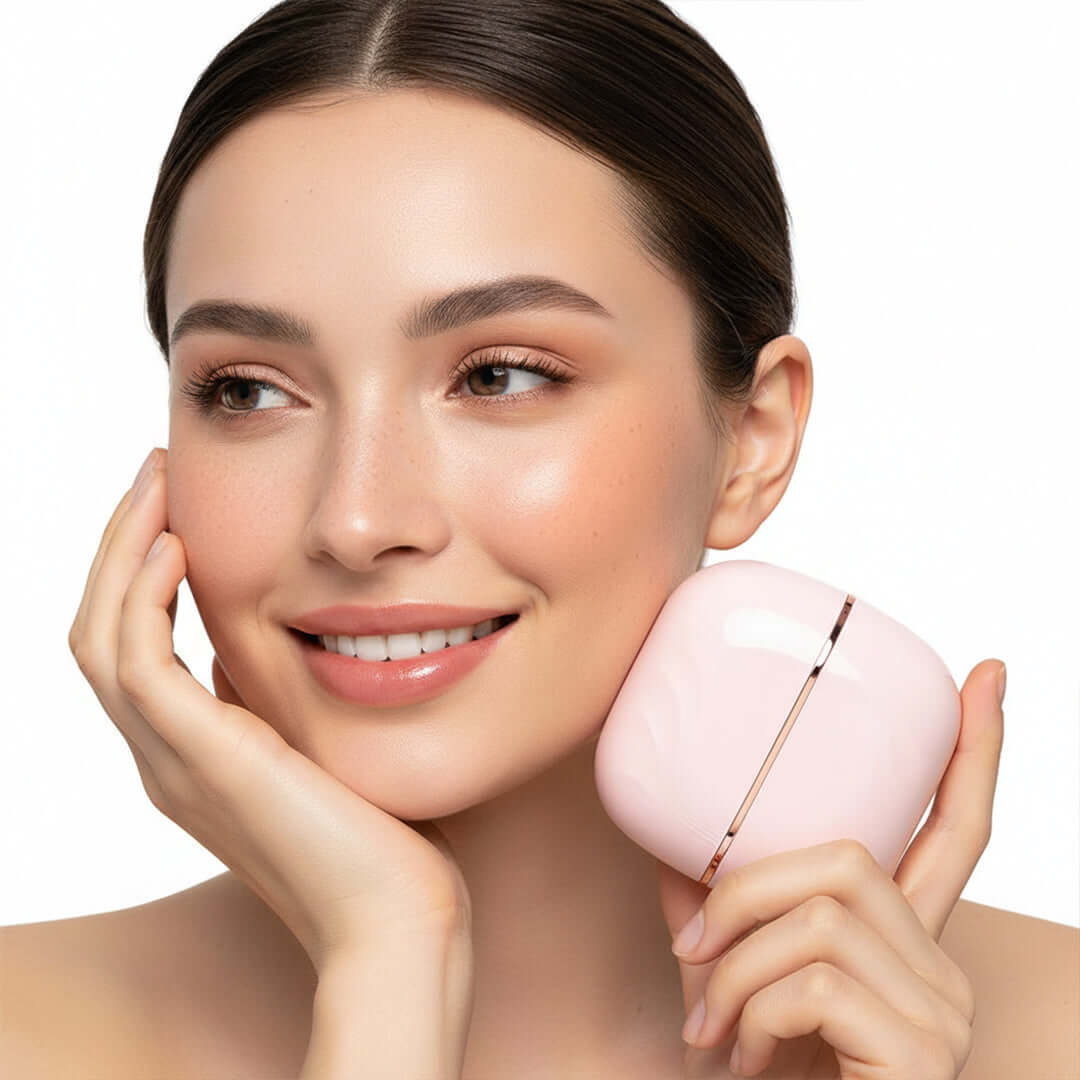 GLAM COMB Mini Hair Straightener - Portable 3-Speed Control