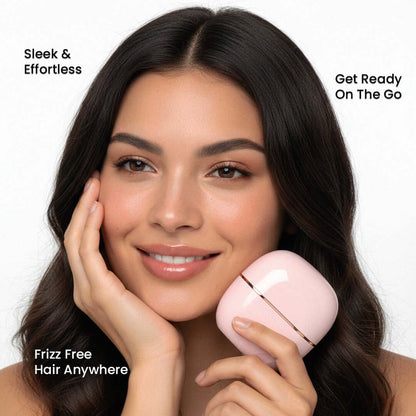 GLAM COMB Mini Hair Straightener - Portable 3-Speed Control