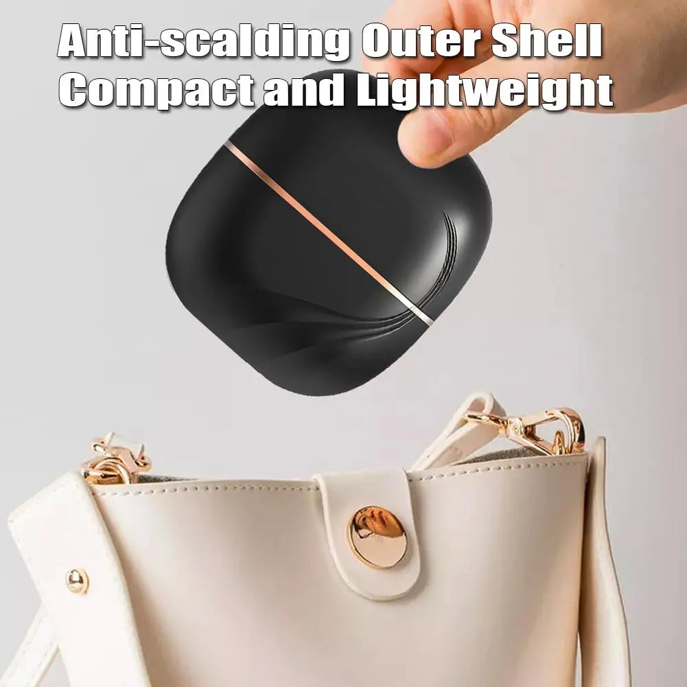 GLAM COMB Mini Hair Straightener - Portable 3-Speed Control