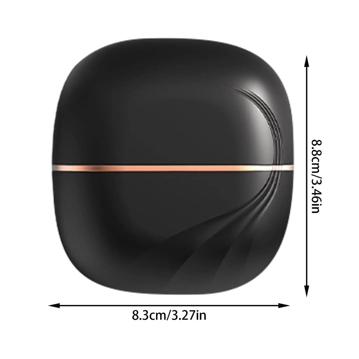 GLAM COMB Mini Hair Straightener - Portable 3-Speed Control